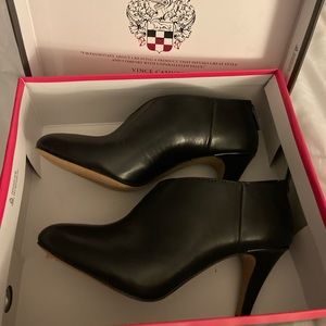 Vince Camuto black bootie- new in box